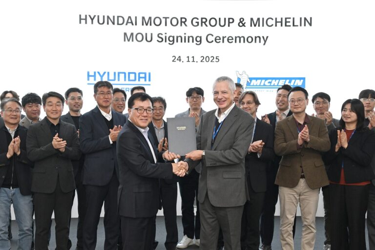 Pneus VE : Michelin et Hyundai reconduisent leur partenariat pour doper l’innovation