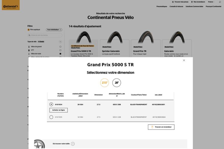 Le Click2Buy de Continental gagne le terrain du deux-roues