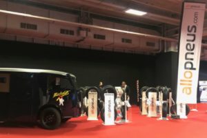 Allopneus expose sa gamme de pneus de collection à Rétromobile