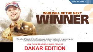 Participez au Dakar grâce à BFGoodrich