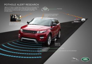 Jaguar Land Rover veut détecter les nids de poule
